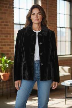 Marella Coat Women Very Soft Black Coat Chic Classy Vintage Rare MSRP 900+ Uni